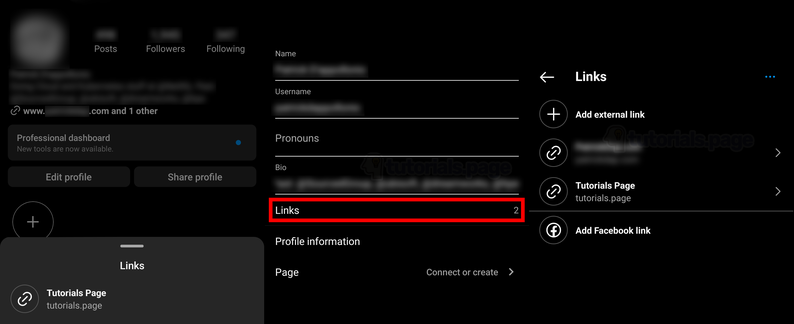 Instagram, how to add up to 5 links in your Profile