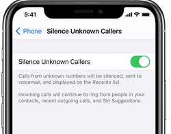 Silence Unknown Callers